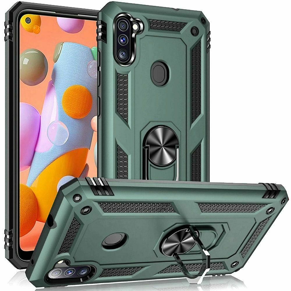 Coque hybride avec anneau pour Samsung Galaxy A11 Coque hybride avec anneau pour Samsung Galaxy A11